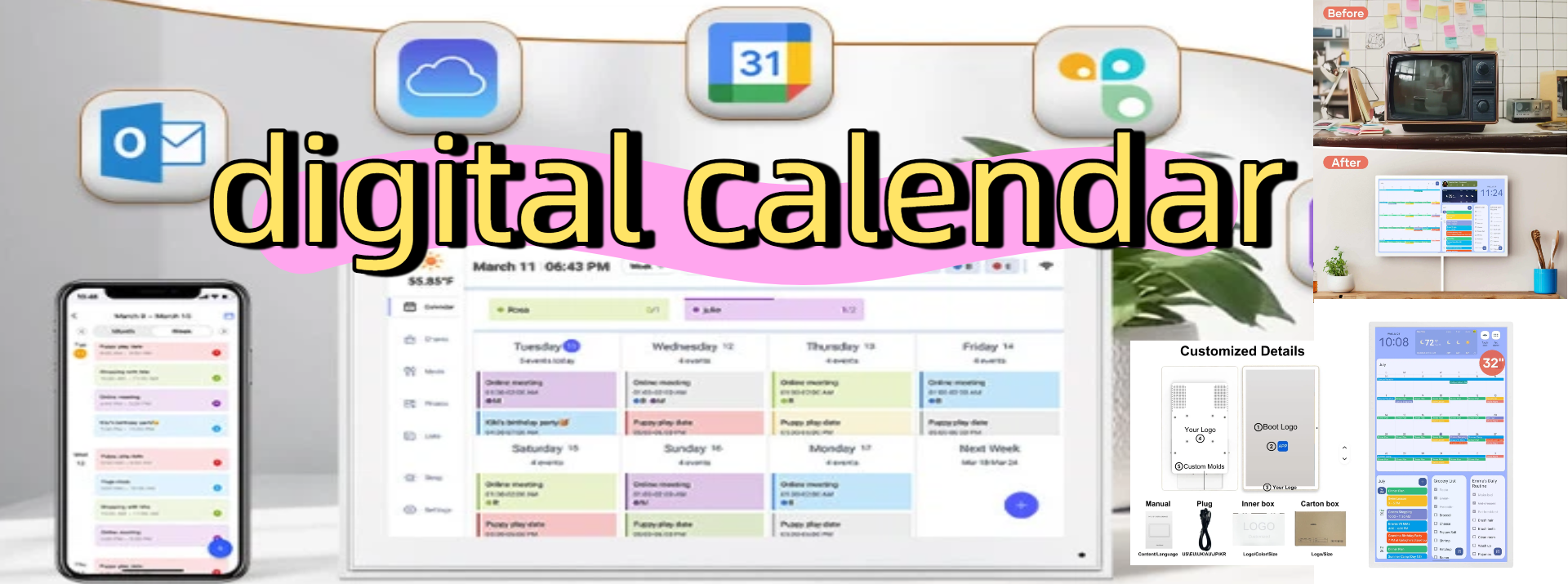 Calidad Calendario digital fábrica